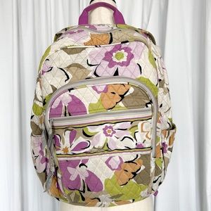 Vera Bradley Campus Backpack Retired Pattern Portobello Rose